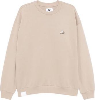 Izzue logo-printed sweatshirt - Neutrals
