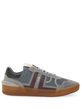 Lanvin Grey Lace Up Sneakers
