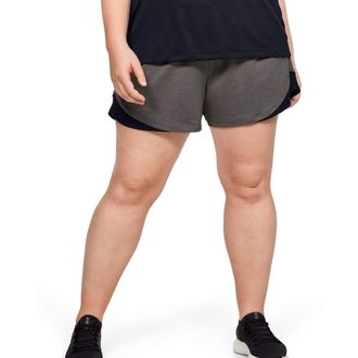 Under Armour Womens Play Up 2 Shorts Carbon Heather 3XL