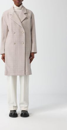 Peuterey Cappotto di lana a doppiopetto tartan Peuterey