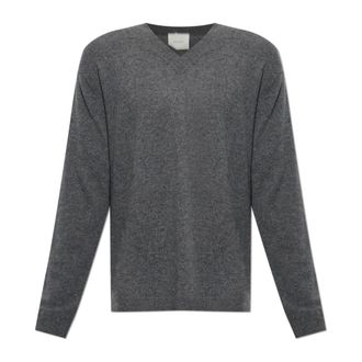 Lisa Yang Cashmere Trui Clayton - Heren - Truien - Grijs - Maat: XL Kasjmier
