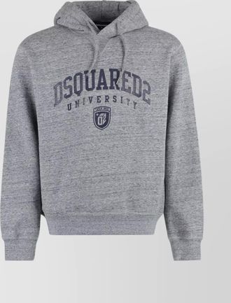 Dsquared2 logo print hooded sweater