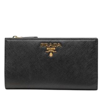 Prada Pre-owned Portafoglio Lungo Saffiano - - Pre-owned - Donna - Nero - ONE SIZE