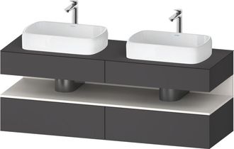 Duravit Qatego Consola Mueble Bajo Lavabo, 2 Extensiones, 2 - Duravit