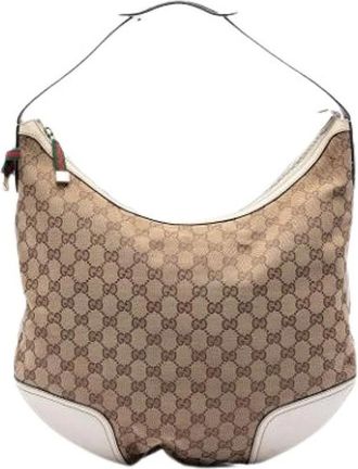 Gucci Borsa Hobo Pre-owned - - Pre-owned - Donna - Beige - ONE SIZE