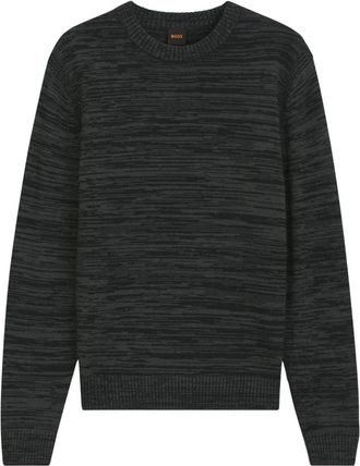 HUGO BOSS Orange-Pull - Heren - Truien - Zwart - Maat: M