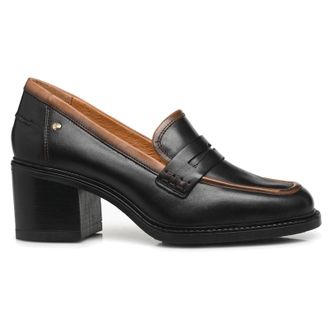 Pikolinos Huesca W8X Leather Womens Slip On Shoes - Black - Size:UK 4-4.5