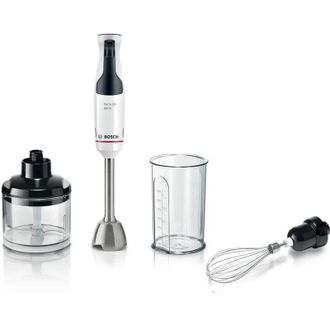 Bosch Licador De Mano Msm4w221 - 600 W - 4 Cuchillas Afiladas - Cuenco Para Mezclar - Mini Picadora - Batidor - Engranaje De Cer&aacute;mica