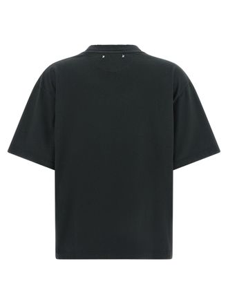 Golden Goose Crystal-Embellished Organic Cotton T-shirt - Black