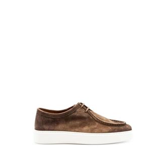 Doucal's Laced Shoes, male, Brown, Size: 10 1/2 US Sneakers