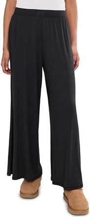 UGG Imogen Wide Leg Pants Rib Womens Clothing Black : MD, Elastane/Viscose