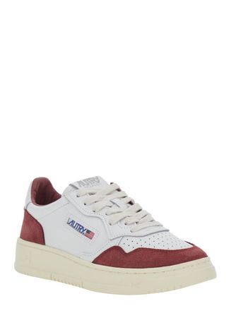 Autry Womens Low Top Sneakers Medalist White Suede Trainers