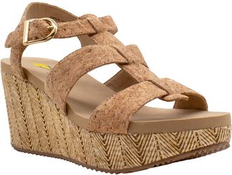 Volatile Womens Cremini Sandal In Cork