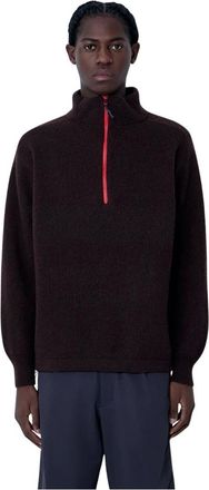 GR10K Gr10K, Truien & Vesten, Heren, Bruin, S, Wol, High Neck Sweater