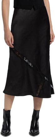 dh New York Katrina Midi Skirt In Black