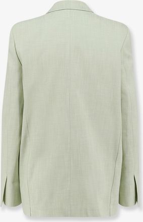 Pinko Womens Blazer Faith Green Viscose Blazers Jacket
