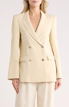 TWP My Second Husband Double Breasted Blazer in French Butter at Nordstrom Rack, Size X-Large