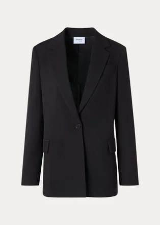 Akris Virgin Wool Boyfriend Blazer