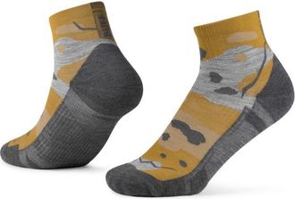 Buff Merino Lightweight Quarter Sock LWQ2 Multifunktionssocken - Unisex | grau