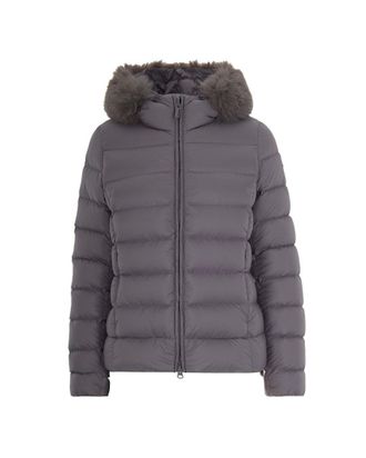 Colmar Dove Gray Hooded Down Jacket