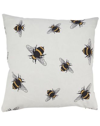 Saro Lifestyle Bumble Bee Outdoor Pillow