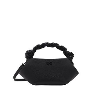 Ganni Mini Bou Twisted-handle Tote Bag