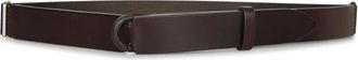 Orciani Glad Leren Riem - Heren - Riemen - Bruin - ONE Size - Leer - Accessoires