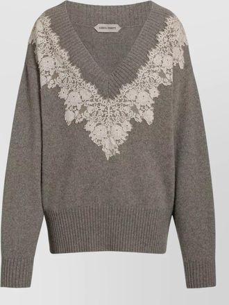 Alberta Ferretti cashmere wool sweatshirt