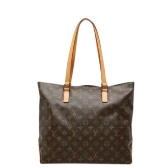 Louis Vuitton Pre-owned Cabas Mezzo Monogram Tote Bag - - Pre-owned - Donna - Marrone - ONE SIZE