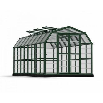 Palram Greenhouse Grand Gardener Clear 8X16 - L512.9 x W264.7 x H238.2 in Green