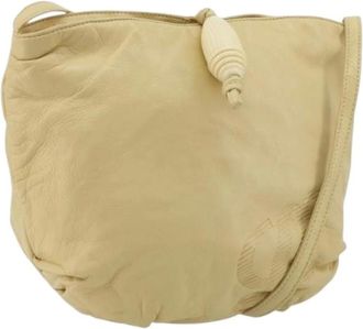 Loewe Pre-owned Cross Body Bags, female, Beige, Size: ONE SIZE Pre-owned Shoulder Bag