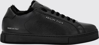 Philipp Plein Sneakers basse in pelle martellata con interni in lana