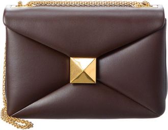 Valentino One Stud Leather Shoulder Bag