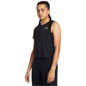 Under Armour Vanish cropped tanktop voor dames (Zwart, Wit)