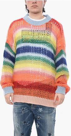 Dsquared2 Multicolour Openwork Crewneck size Xxl