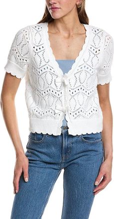 Design History V-Neck Bow Cardigan