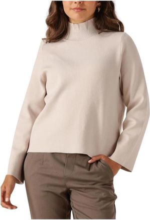 Object Hoge Hals Pullover voor Vrouwen - Dames - Coltruien - Beige - XL - Truien & Vesten