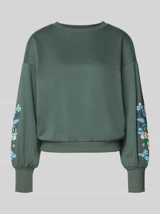 Only Relaxed Fit Sweatshirt aus reiner Baumwoll-Mix Modell BROOKE in Schilf, Gr&ouml;&szlig;e XL
