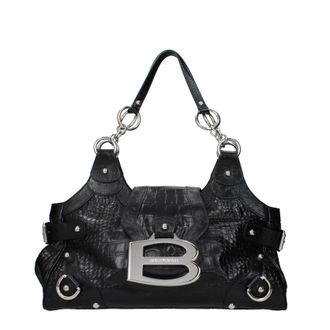 Balenciaga Umh&auml;ngetaschen Damen Leder Schwarz