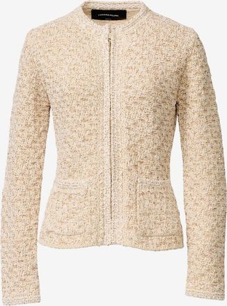 Fabiana Filippi Leichte Jacke mit rundem Ausschnitt aus Tweed mit Pailletten