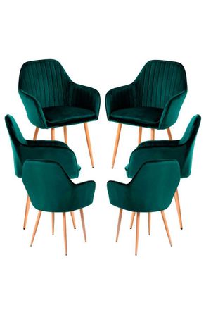 Regalos Miguel Regalos Miguel - Packs Sillas Comedor - Pack 6 Sillas Chic - Verde