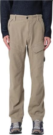 C.P. Company Moleskin Stretch Cargo Broek - Heren - Straight fit broeken - Beige - M - Katoen - Broeken