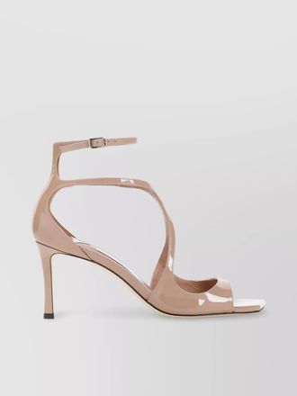 Jimmy Choo London patent square toe sandals