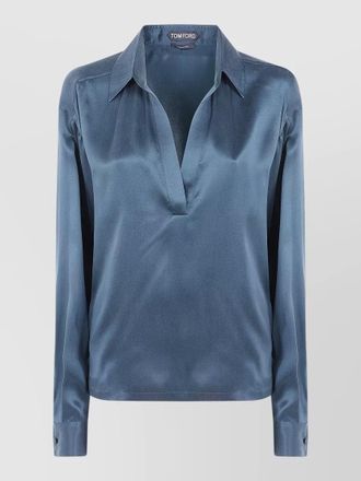 Tom Ford silk polo shirt