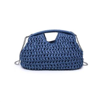 Urban Expression Womens Abigail Crossbody Pouch In Denim
