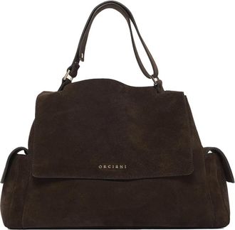 Orciani Sveva Midi Bag - Dames - Handtassen - Bruin - ONE Size - Leer - Tassen