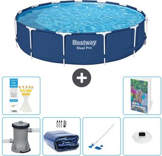 Bestway Piscina Bestway Steel Pro Redonda - 396x84 Cm - 7-piezas S204