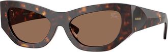 Burberry BE4450U 300273 Womens Sunglasses Tortoiseshell Size 54