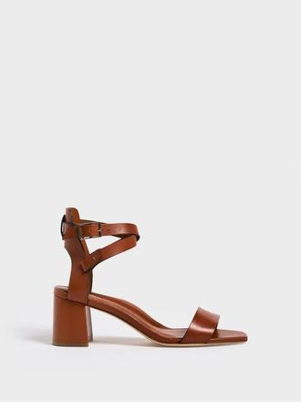 Marion Parke Brett Block Heel | Nappa in Chestnut at Nordstrom, Size 36.5
