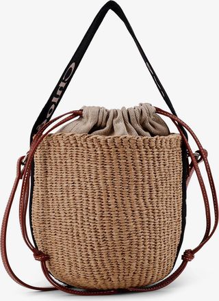 Chlo&eacute; Woody raffia bucket bag - CHLOE - gender_Woman